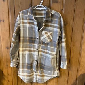 Maurices plaid shacket